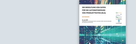 Die Bedeutung von Daten für die Automatisierung von Produkttexten | NLG | Whitepaper