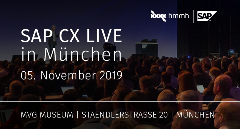 SAP Customer Experience LIVE 2019 SAP Customer Experience LIVE 2019