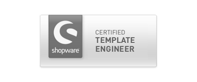 Zertifikat Shopware Certified Template Engineer