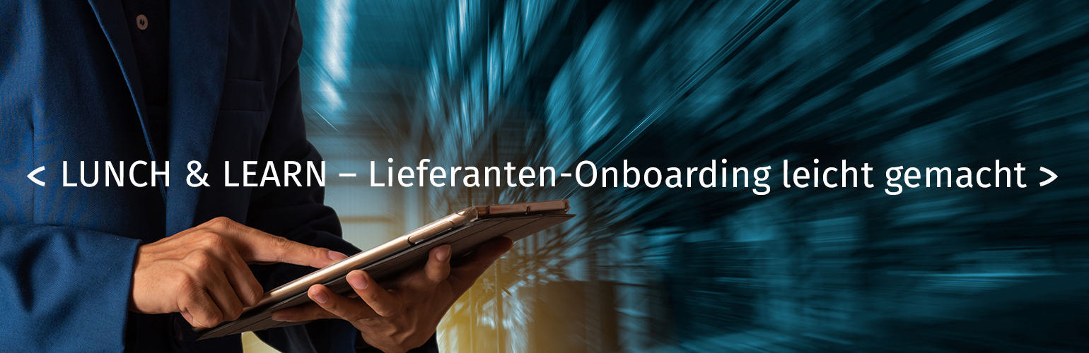 Online-Session | Lunch & Learn – Lieferanten-Onboarding leicht gemacht | hmmh Online-Session | Lunch & Learn – Lieferanten-Onboarding leicht gemacht | hmmh
