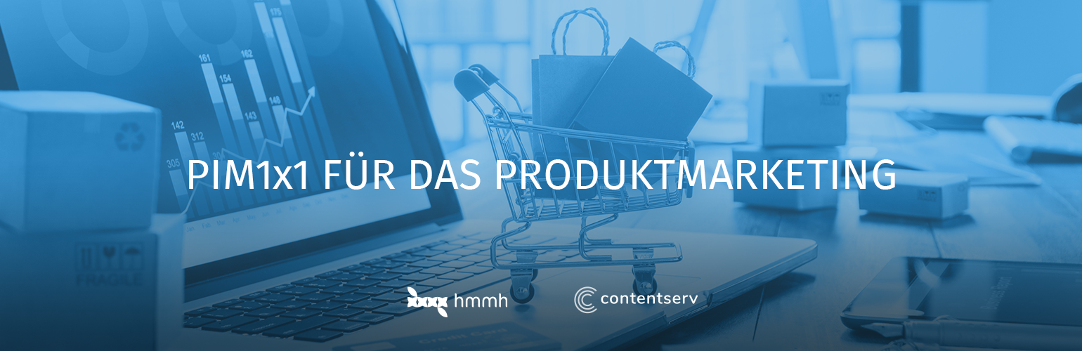 Masterclass zum Thema PIM im Produktmarketing, Logos von hmmh und Contentserv