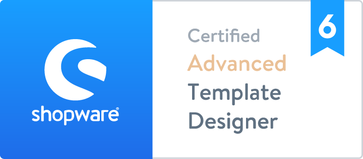 Shopware 6 Certified Advance Template Designer