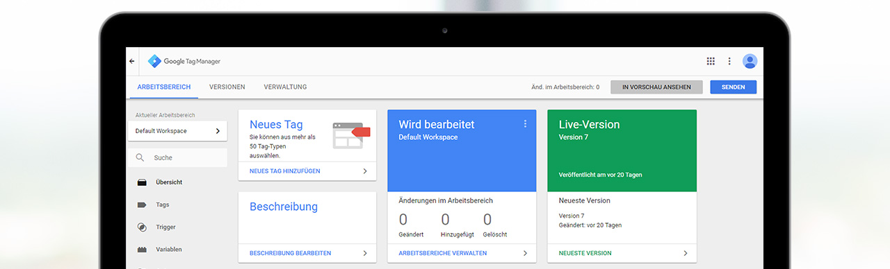 Tracking mit dem Google Tag Manager