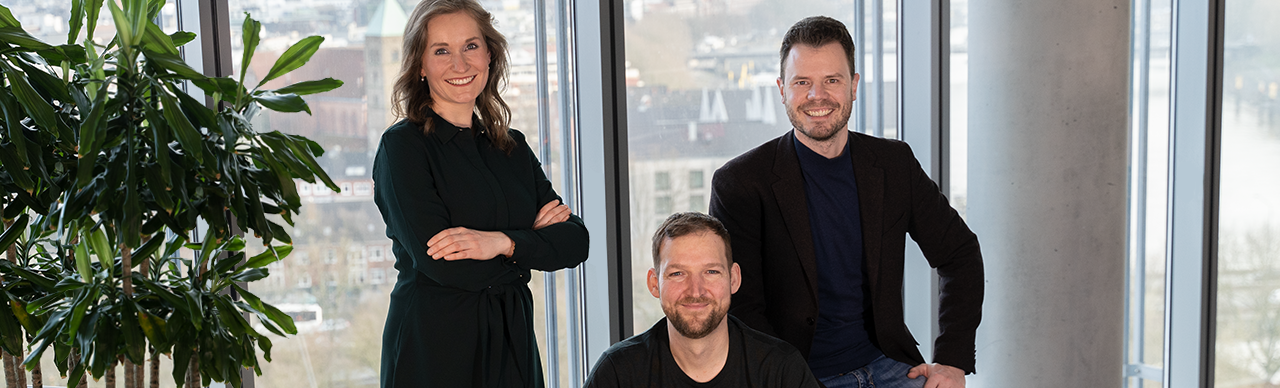 Von links nach rechts: Katharina Hebbelmann, Andreas Precht und Bastian Diedrich