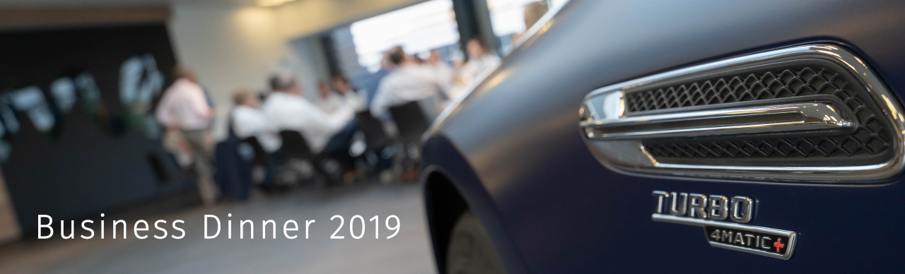 hmmh Business Dinner 2019 im Mercedes Benz Kundencenter